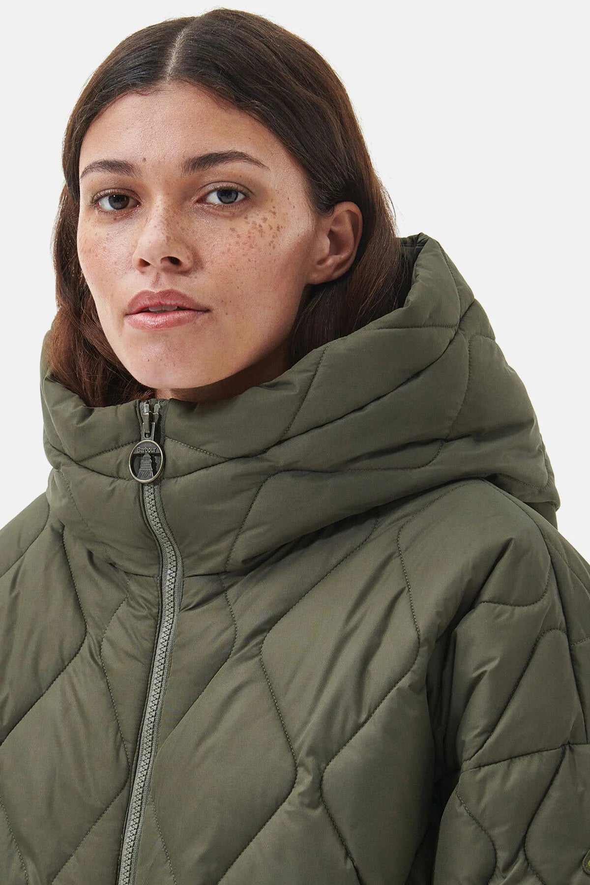 Aster Quilted Jacket - DEEP OLIVE