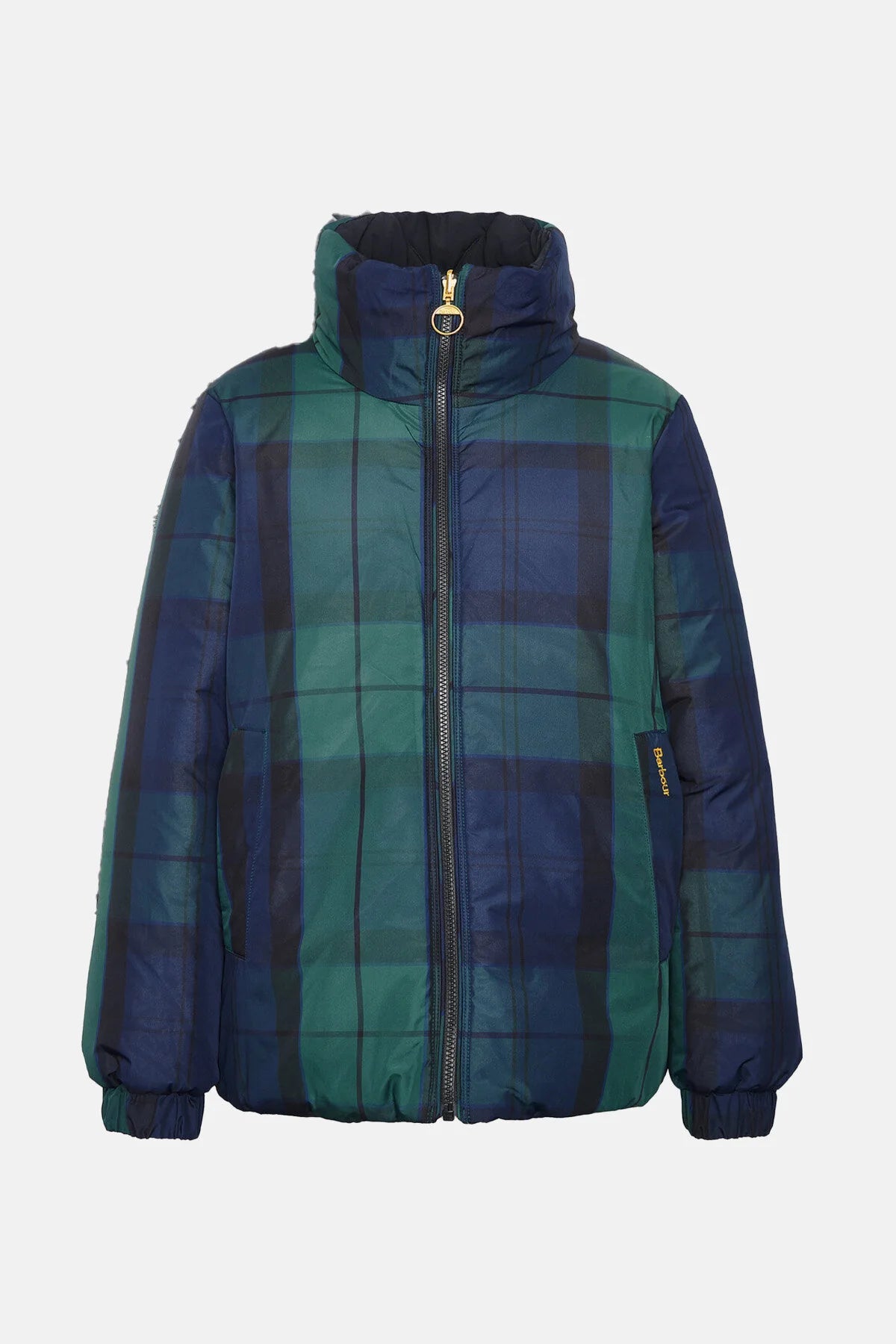 Reversible Hudswell Quilted Jacket - BLACK/BLACK/SAGE TAR