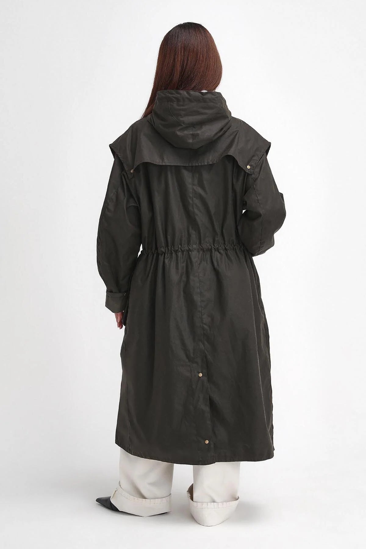 The Edit by Alexa Liam Waxed Parka - OLIVE/DRESS STEWART