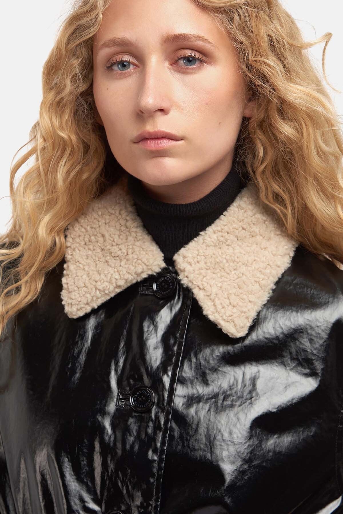 Euginie Casual Jacket by ALEXACHUNG - BLACK HERITAGE CHECK