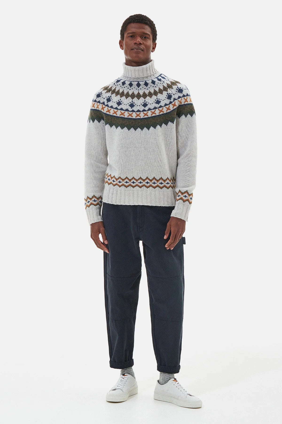 Roose Roll-Neck Jumper - WHISPER WHITE