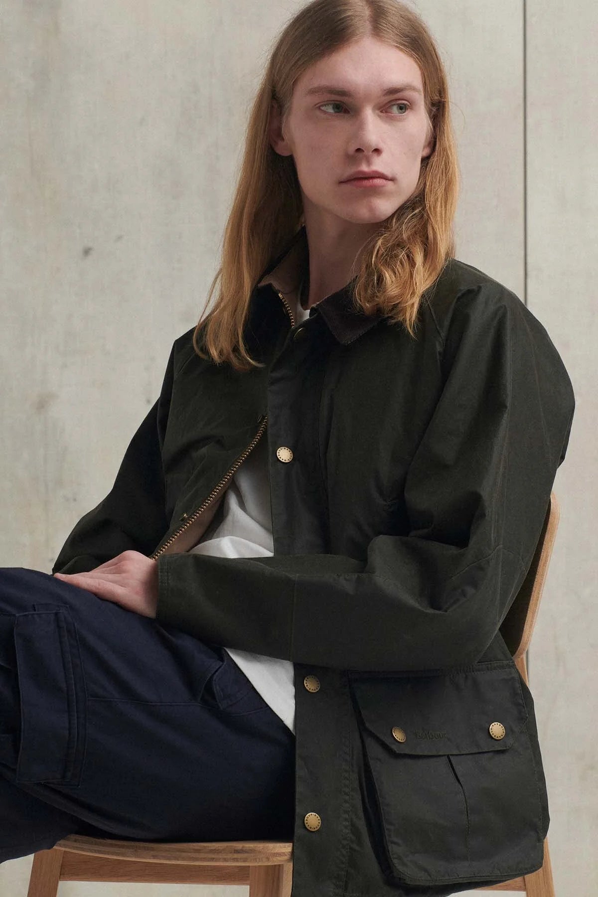 Deck Waxed Jacket - ARCHIVE OLIVE