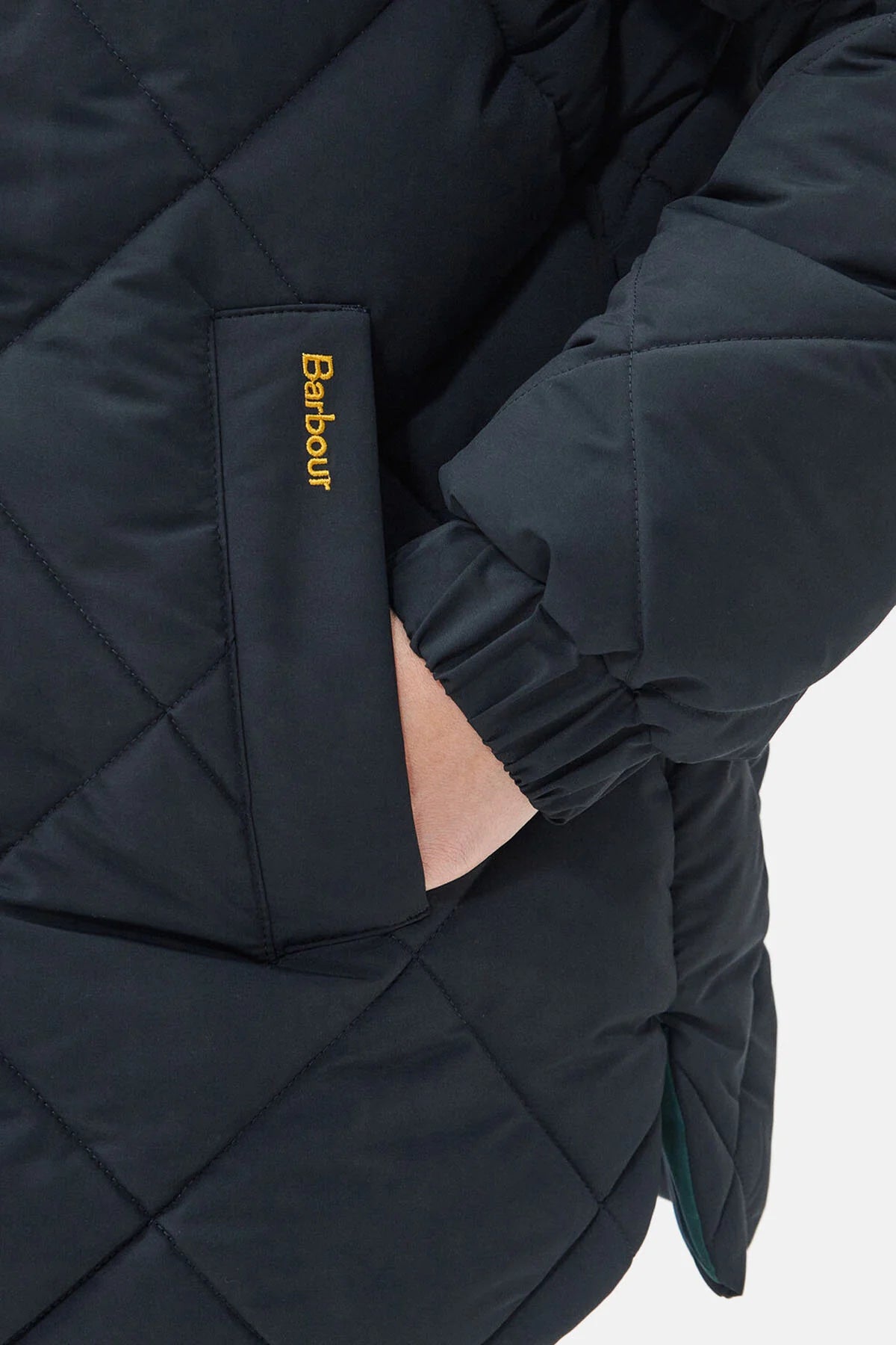 Reversible Hudswell Quilted Jacket - BLACK/BLACK/SAGE TAR