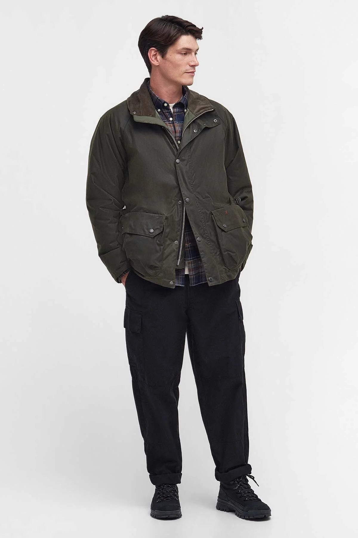 Saltburn Wax Jacket - ARCHIVE OLIVE