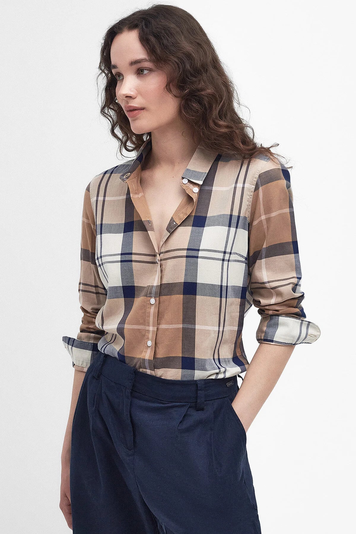 Bredon Shirt - PRIMROSE HESSIAN TAR