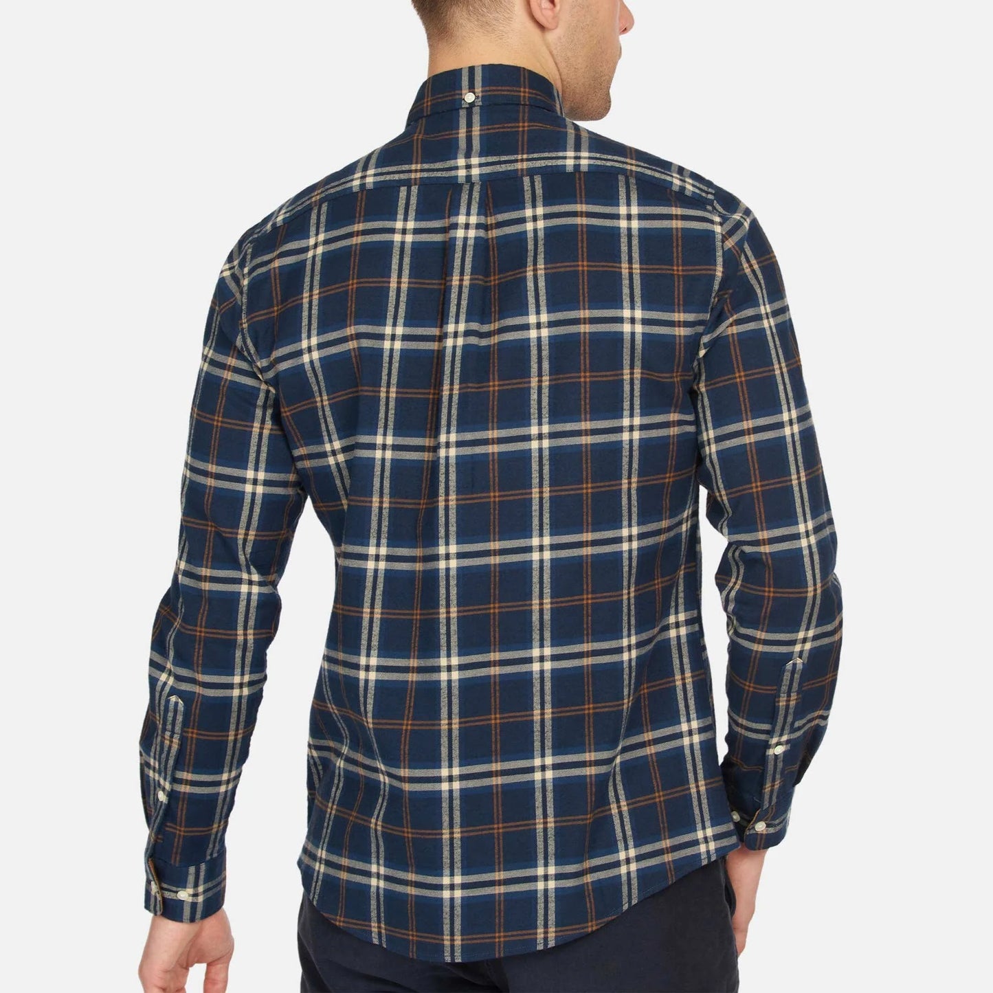 Cotton Shirt with breast pocket - BLUE