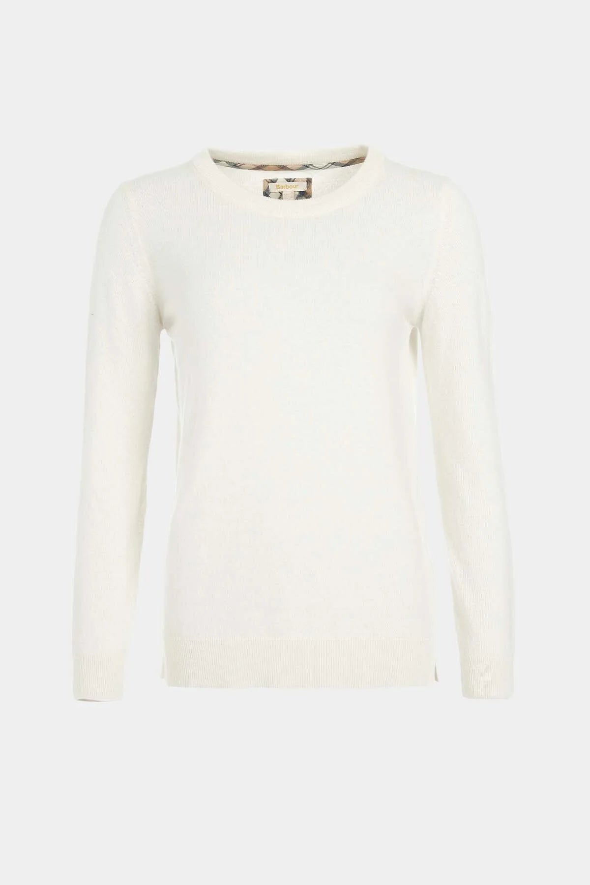 Wool and Cotton Sweater - CREAM HESSIAN TARTAR